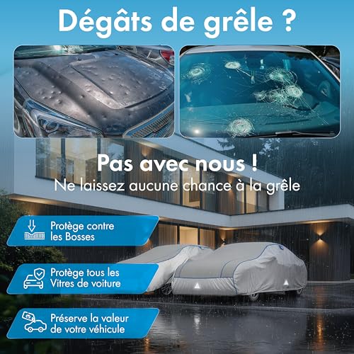 Housse de protection anti-grêle pour SUV et Van taille L max 490 cm - 2
