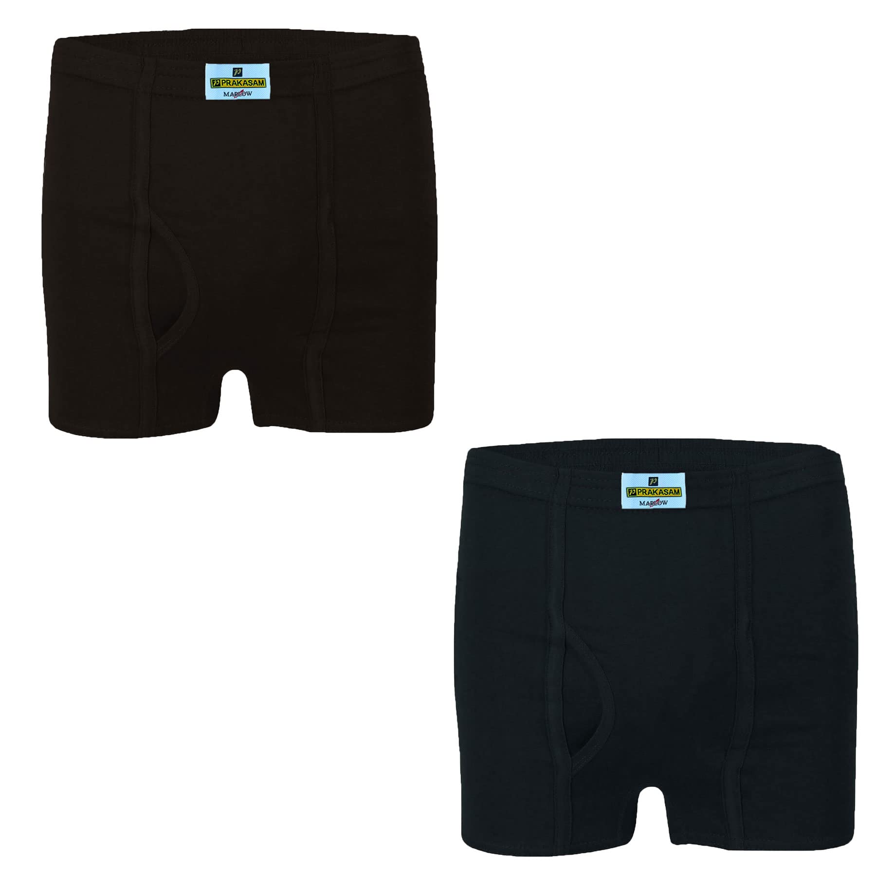 prakasam cotton (Marlow Mens Inner Elastic Trunks Without Pocket/-Pack of 2-picture-38