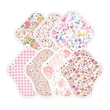 AENUANCE（エニュアンス）布ナプキン 防水 生理用 昼用 多い日 吸水ナプキン 7枚 セット吸水 35cc 尿漏れパッド 少量用 厚手 S AESWH-7P-V09