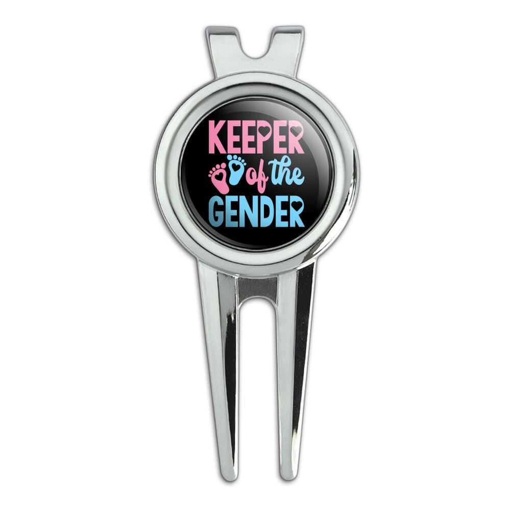 GRAPHICS & MORE Keeper of the Gender Golf Divot Repair Tool and Ball Marker