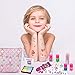 LOYO Kids Makeup Kit for Girls - Washable Makeup Set for Little Girls with Nail Polish/Eyeshadow Easy to Remove, Kid Make up with Unicorn Bag for 3 4 5 6 7 8 Year Old Girl Christmas Birthday Gifts