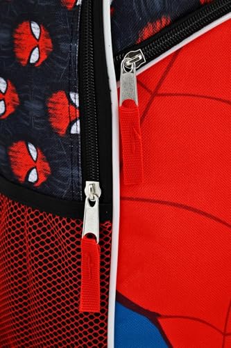 Spider-Man Spiderman Backpack for boys Set - Bundle with 16" Marvel School Bag with Front Pocket Plus Water Bottle, Stickers, More | Spiderman Backpack for Kids, Boys, Girls2