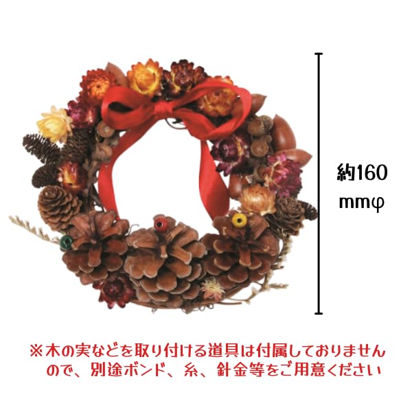 Amazon.co.jp: クリスマスリース キット作り 森のリースキットA : おもちゃ