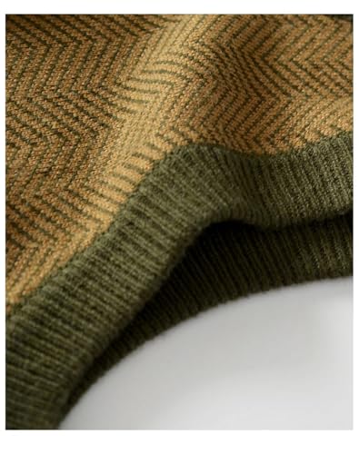 Fulbant Mens Sweater Vest Solid Knitted Lightweight Thermal Cardigan V-Necktall Sleeveless Vest4