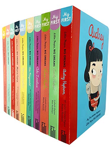 Image of Little People, Big Dreams Series 1 & 2: 10 Books Collection Set (Amelia Earhart,Coco Chanel,Frida Kahlo,Marie Curie,Maya Angelou,Rosa Parks,Emmeline Pankhurst,Ella Fitzgerald,Audrey Hepburn,Ada Love
