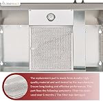 BPS1FA30 Range Hood Filter 11-3/4" x 14-1/4" x 3/8" Compatible with Broan Range Hood – Replaces: BPS1FA30 99010299 S99010299 AP3378953 8322 S99010305 bpjdfa30 – Pack of 2