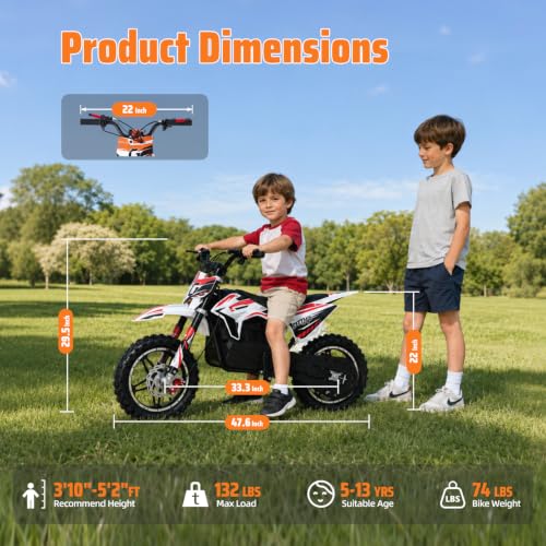 DEETAGO 36V 1000W Kids Dirt Bike