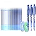 Set di 25 ricariche per penna gel cancellabile, asta 0,5 mm, manico lavabile, penna cancellabile magica per penna di scrittura Kawaii