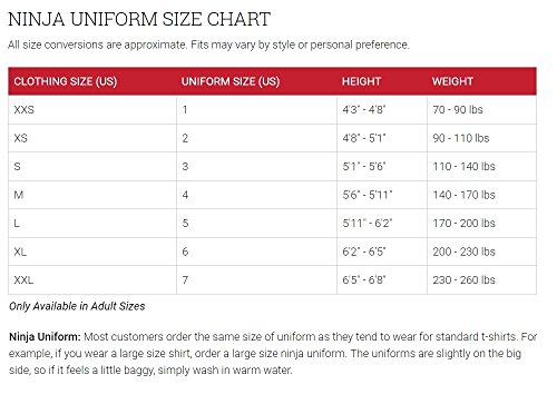 Real Ninja Uniform - Size X Large #TOP4