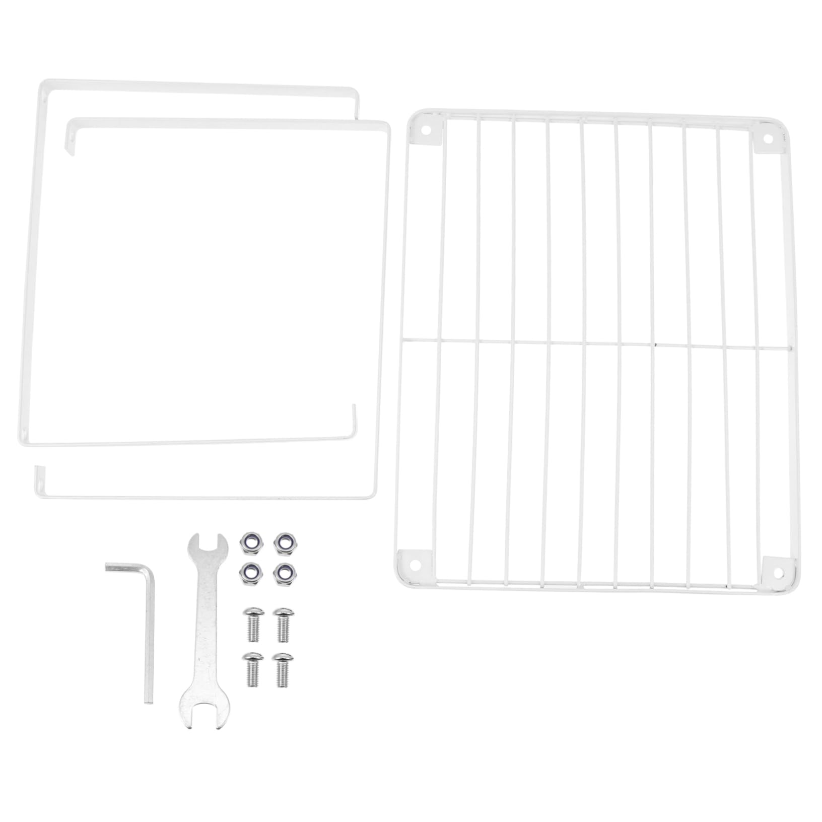 HOOTNEE 1pc Cabinet Storage Shelf Closet Organizer Rack Iron Wardrobe Partition Frame for Easy Installation and Storage for Clothes Shoes and Sundries No Odor Includes Film