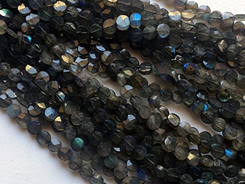 Labradorite bleu feu de qualité supérieure en perles étoiles 8mm pour joaillerie