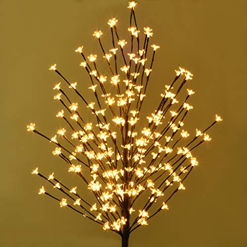 Yuanyan Árbol Che-rry Blo-ssom con iluminación LED de 1,5 m Cover