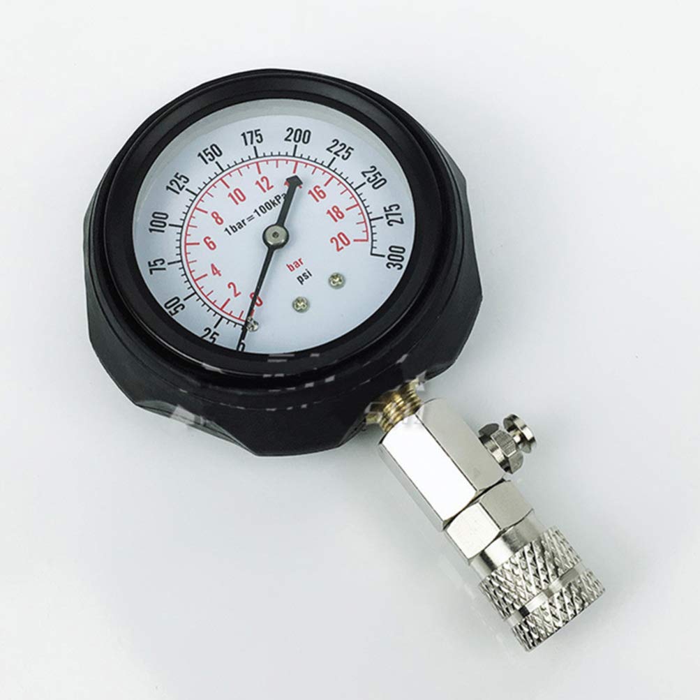 FAVOMOTO 1set Automotive Cylinder Compression Tester Kit for Gasoline Engines Accurate Pressure Measurement Tool for Cars Trucks and Motorcycles Includes Multiple Adapters for Versatile Use