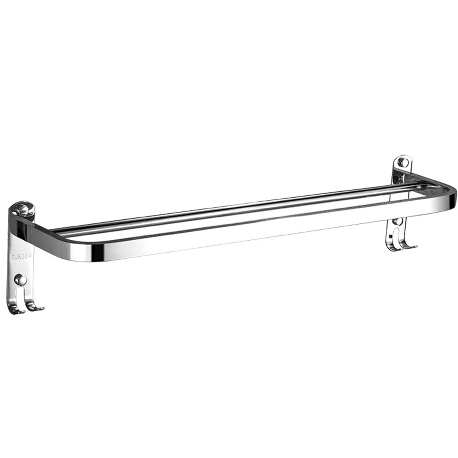 Rail de serviette double LWX pour organiser votre salle de bain familiale