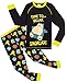 Pyjama Garcon Pokemon | Ensemble Pyjama 2 Pièces avec Ronflex, Pikachu Bulbizarre, Salamèche et Carapuce | Tee-Shirt Manches Longues | Vêtements De Nuit pour Enfants 100% Coton (11/12 Ans)