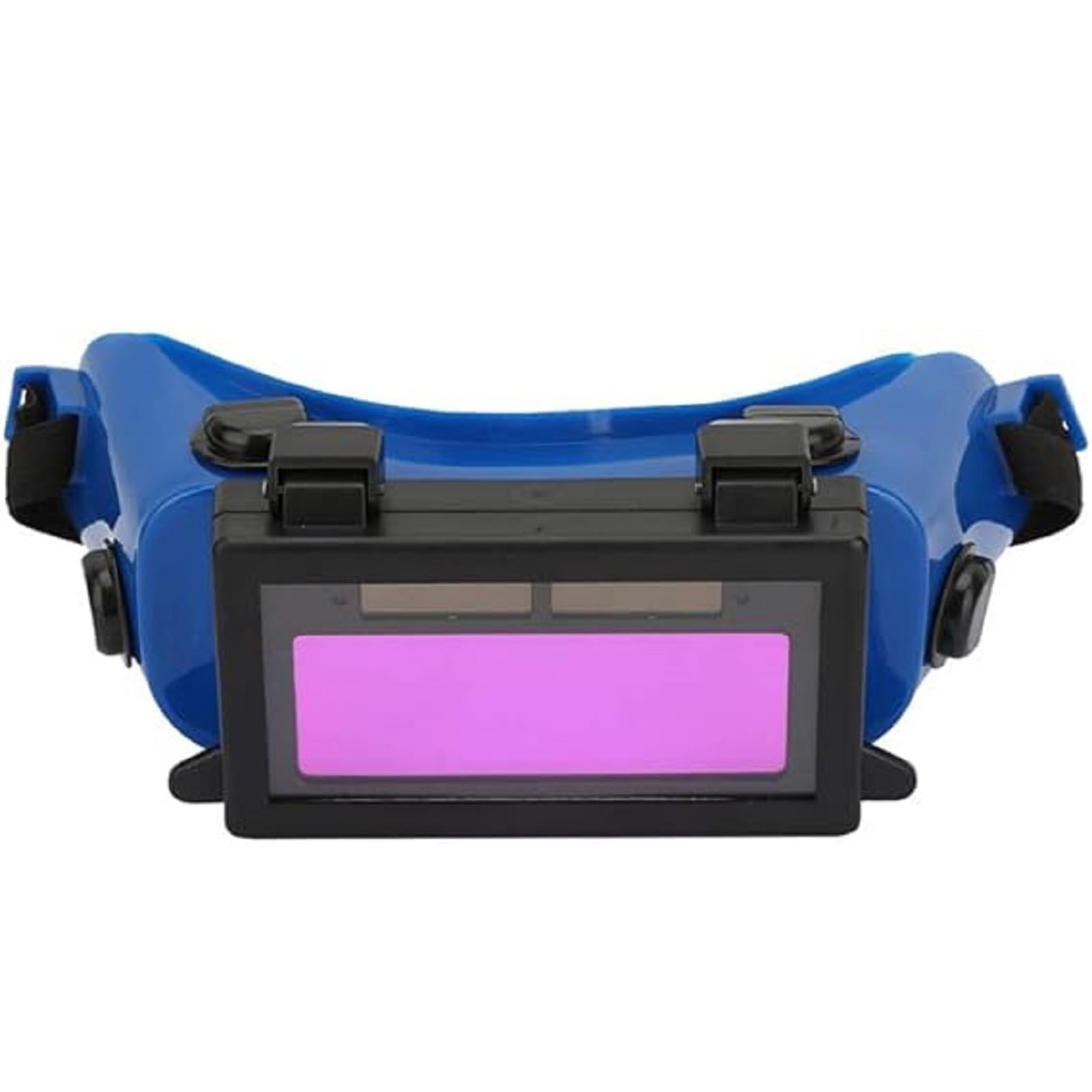 Casque Soudure Lunettes de soudage Assombrissement Automatique des Lunettes de Soudure soudeur lunettes de protection pour chantier de construction soudage électrique(Bleu)
