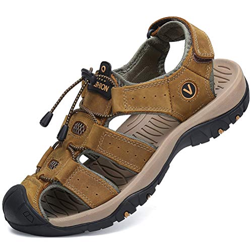 Flarut Sandalias Deportivas Hombres Verano Exterior Senderismo Zapatos Trekking Casual Zapatos De Montaña Cuero Sandalias De Playa Flarut Sandalias Deportivas Hombres Verano Exterior Senderismo Zapatos Trekking Casual Zapatos De Montaña Cuero Sandalias De Playa