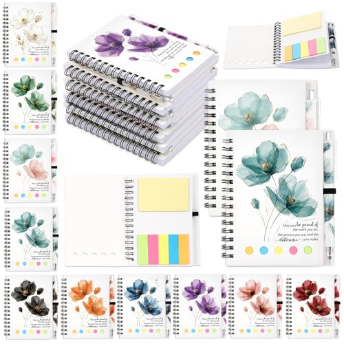 Carnet de notes avec stylo bloc-notes fournitures de bureau lot de 20