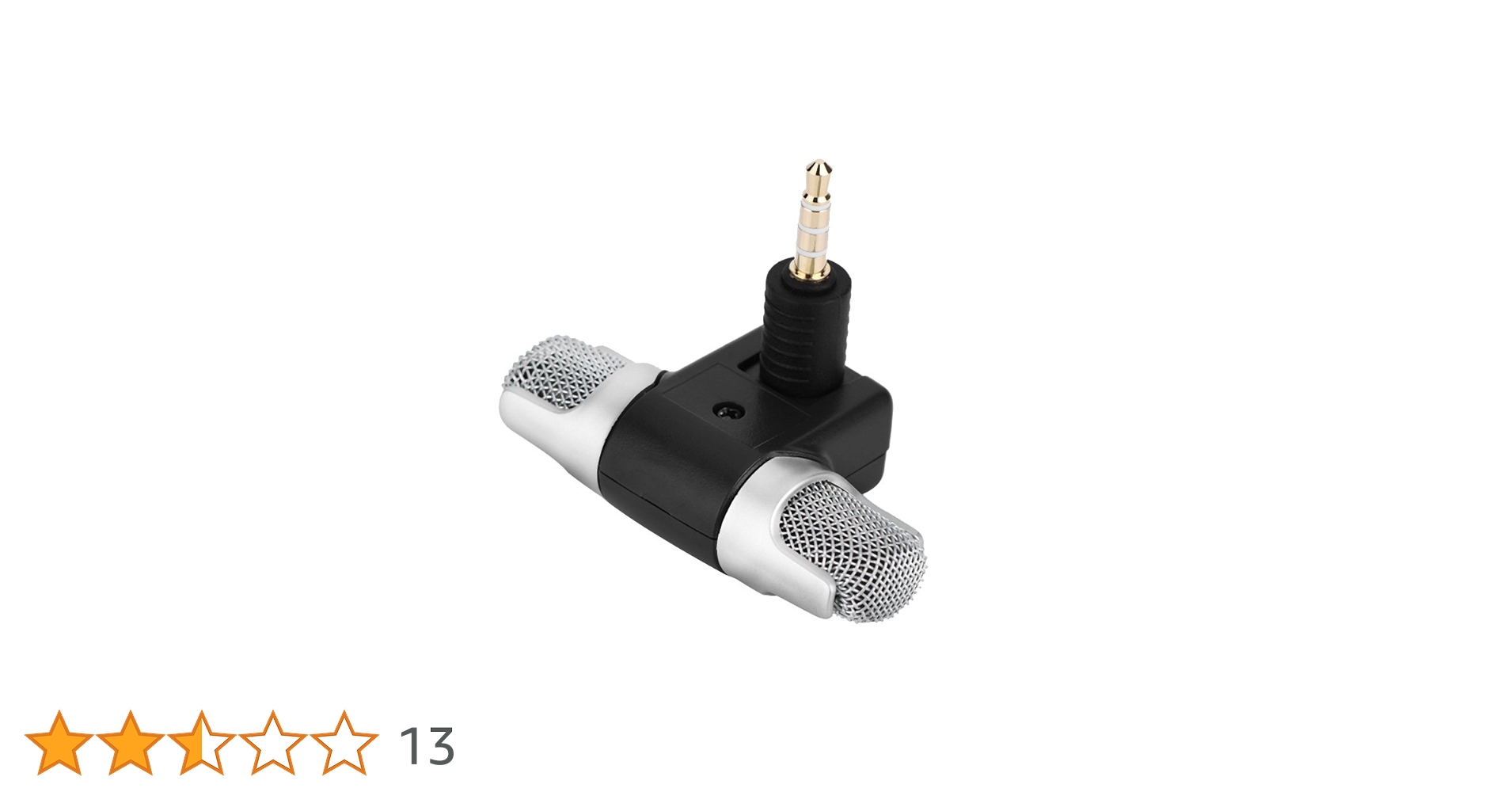 Amazon | ミニステレオマイク スマホ用 3.5mm金メッキ コンデンサー