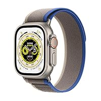 Apple Watch Ultra (GPS + Cellular, Cassa 49mm) Smartwatch con robusta cassa in titanio e Trail Loop...