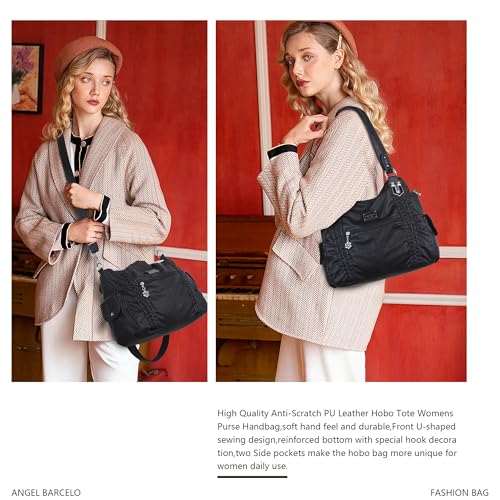 Image of Angel Barcelo Purses for Women Soft PU Leather Shoulder Bag Crossbody Purse and Handbags