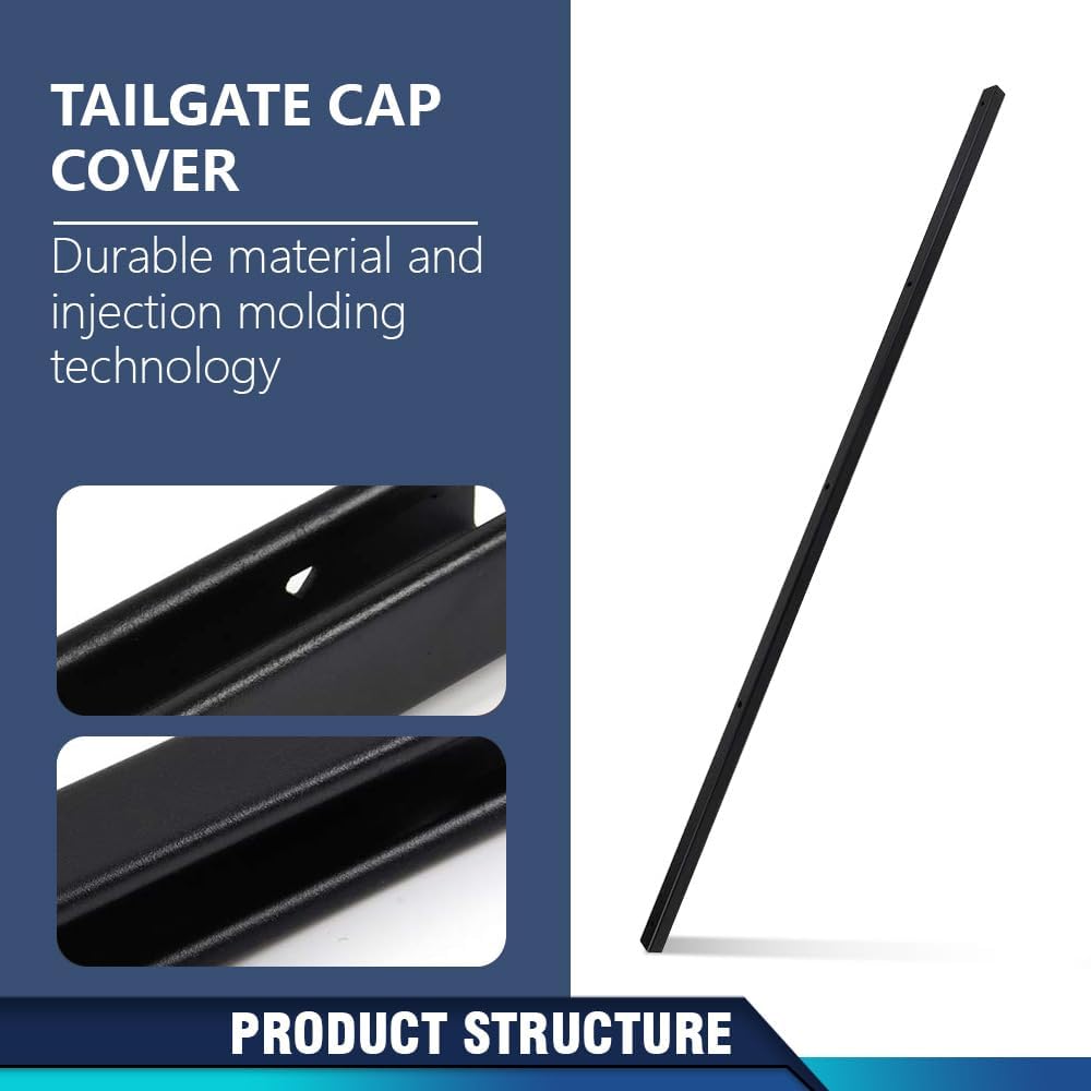 PIT66 Front Header Deck Rail Truck Bed Accessory, Compatible with 2016-2019 Toyota Tacoma, PT278-35100-BH Pickup 4-Door 2.7L 3.5L