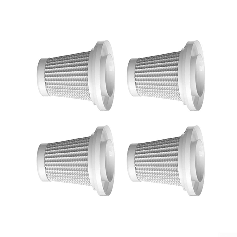 Lot de 4 filtres lavables pour aspirateur à main, réutilisables, compatibles avec VAC01, VAC02, HL107, HL132, HL127Pro, ST6653, entretien facile, utilisation à domicile