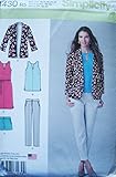 Simplicity Creative Sewing Patterns 1430 Misses' Slim Pants, Shorts, Dress or Top and Jacket, R5 (14-16-18-20-22)