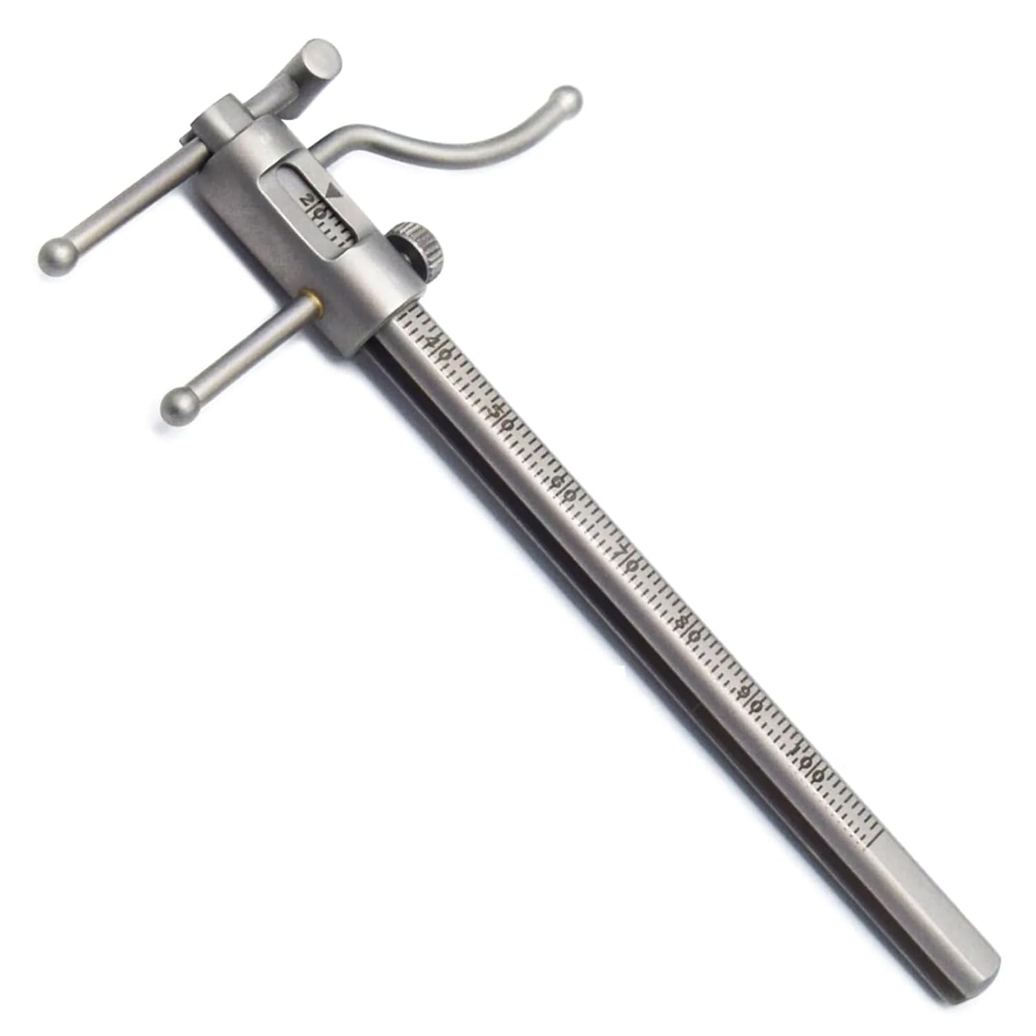 DENTAMEDIX Orthodontic Gauge Dental Measuring Caliper Bracket Height Positioning Gauges Dentist Instruments (Venus Apollo Gauge Small)