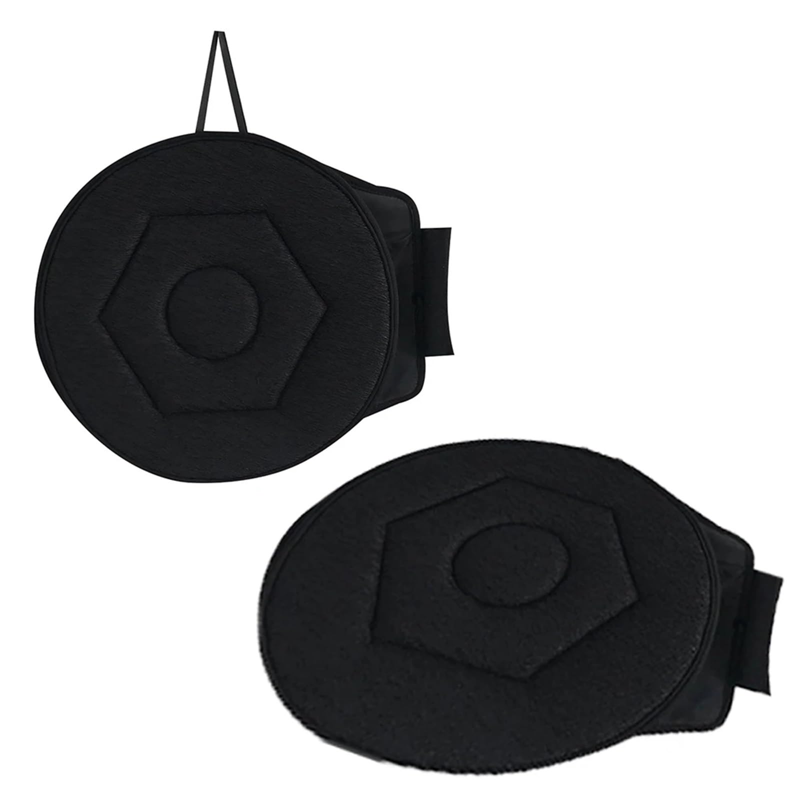 Cojín de Asiento Giratorio, cojín Giratorio de 360 ​​Grados for Asiento de Coche, cojín Giratorio Universal para Coches, Asientos(Black)
