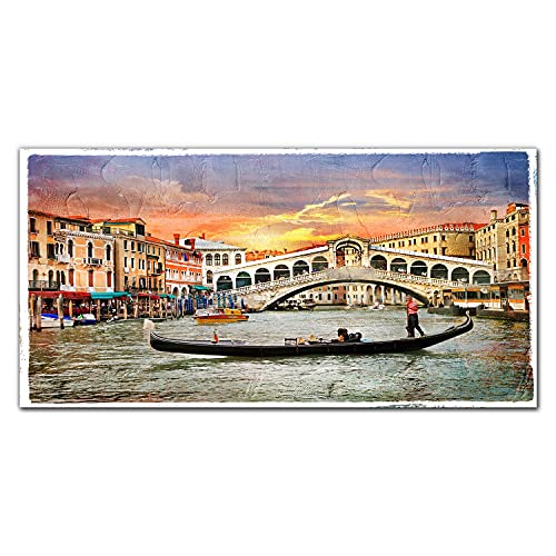Photo sur verre acrylique Venise pour sublimer votre salon