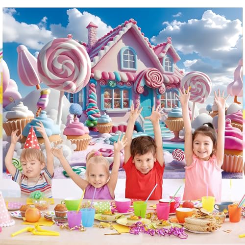 Fondo fotográfico Candyland 210x150 cm rosa miniatura 6