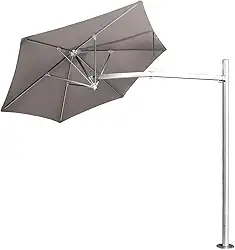 Ombrelone Lateral - 2,00m de diâmetro - em alumínio - para Fixação no Piso - Persianet