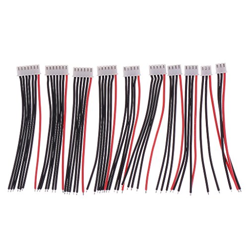 Preisvergleich Produktbild Sharplace 10 stk.10cm JST-XH Balancer Adapter Kabel 2-6s