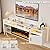 TAVATA 70" Floating TV Stand with 36" Electric Fireplace - Wall Mounted Entertainment Center with LED Lights & Storage Cabinet, Modern Media Console for Living Room, Supports TVs up to 80" (White)