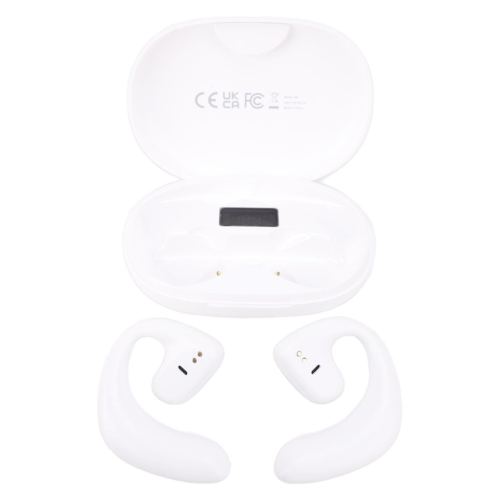 Fabater Auricolari Traduttori Multilingue Wireless con Cancellazione del Rumore per Viaggi D'affari, Chiamate Musicali, Auricolari Wireless per Traduzione AI per Viaggiatori D'affari (WHITE)