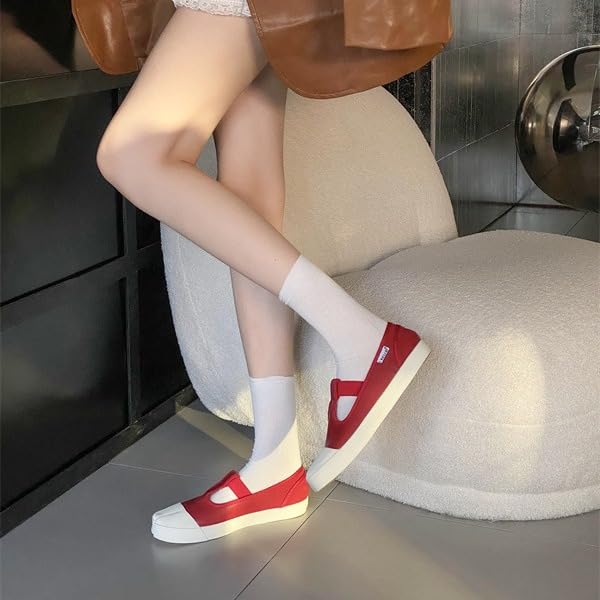 Tabi Shoes Split Toe Slip On Mary Jane with T Straps Pumps Emo Rave Sandals Y2K Kawaii Elegant Dressy Fashion Trendy Shoes Back to School Spring Summer Fall Outdoors Beach Cruise2