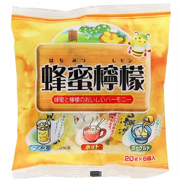 Amazon.co.jp: やまと蜂蜜 蜂蜜檸檬 20g×6個×10袋入 : 食品・飲料・お酒