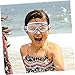 LIOOBO Children's Swimming Goggles Boys and Girls Swim Mask Blue White Anti-Fog Swim Goggles for Boys and Girls