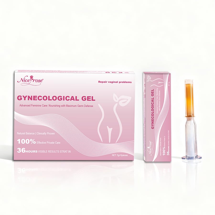 NiceRose Gynecological Gel Advanced Feminine Care 5g 4-Function Intimate Care Solution with HPV Protection Odor Elimination Firming and Repair 36-Hour Results