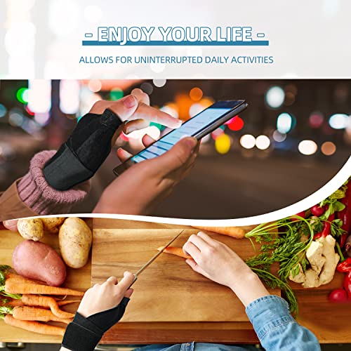 Compression Reversible Thumb & Wrist Stabilizer Splint For Blackberry Thumb, Trigger Finger, Pain Relief, Tendonitis, Sprained, Carpal Tunnel, Stable, Lightweight, Breathable #TOP6