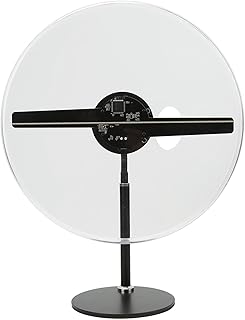 Naked Eye Hologram Fan Projector, 30cm 256 LED Lamp Beads Hologram Advertising Display WIFI Module Rich Content for Commercial Shop(#3)