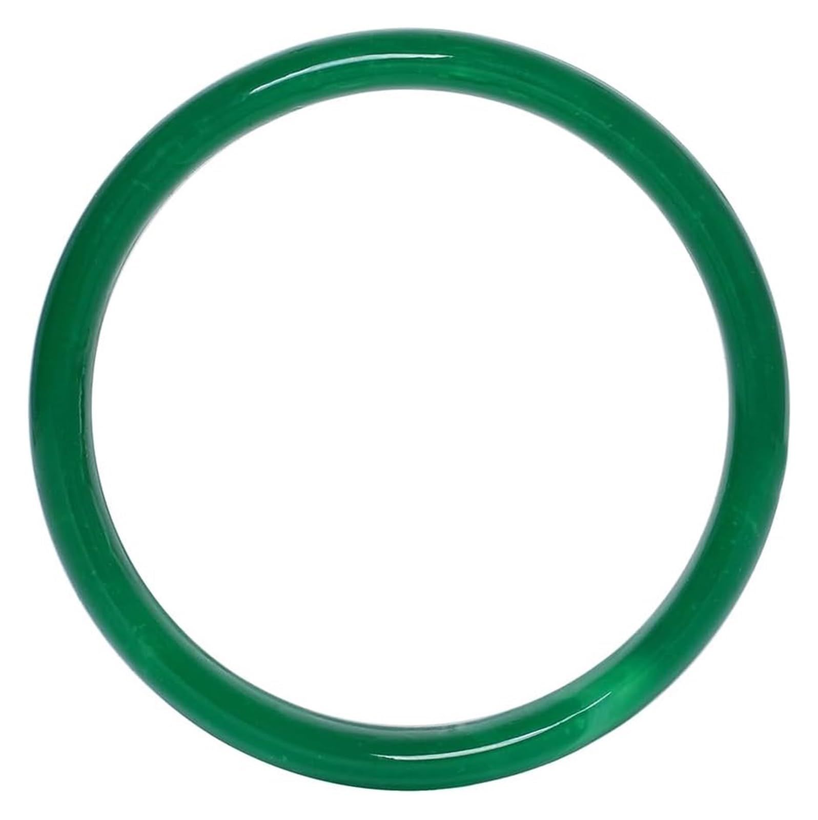 Bracelet en jade vert véritable, cadeau bijoux en quartzite pour femmes 58mm - 4