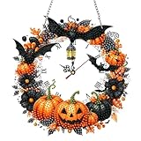Clock Diamond Art Hanging Kit for Adult, DIY 5D Diamond Painting Special Shape Clock Diamonds Art Kits Painting Set Rhinestone Clocks Wall Pendants Window Hanging for Home Wall Decor