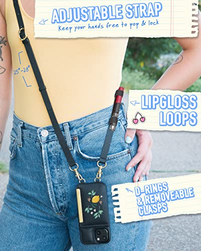 Smartish Iphone 13 Mini Crossbody Wallet Case For Women - Dancing Queen [Purse/Clutch With Detachable Strap & Wristlet] Protective Cover With Credit Card Holder - Chef's Special #TOP2