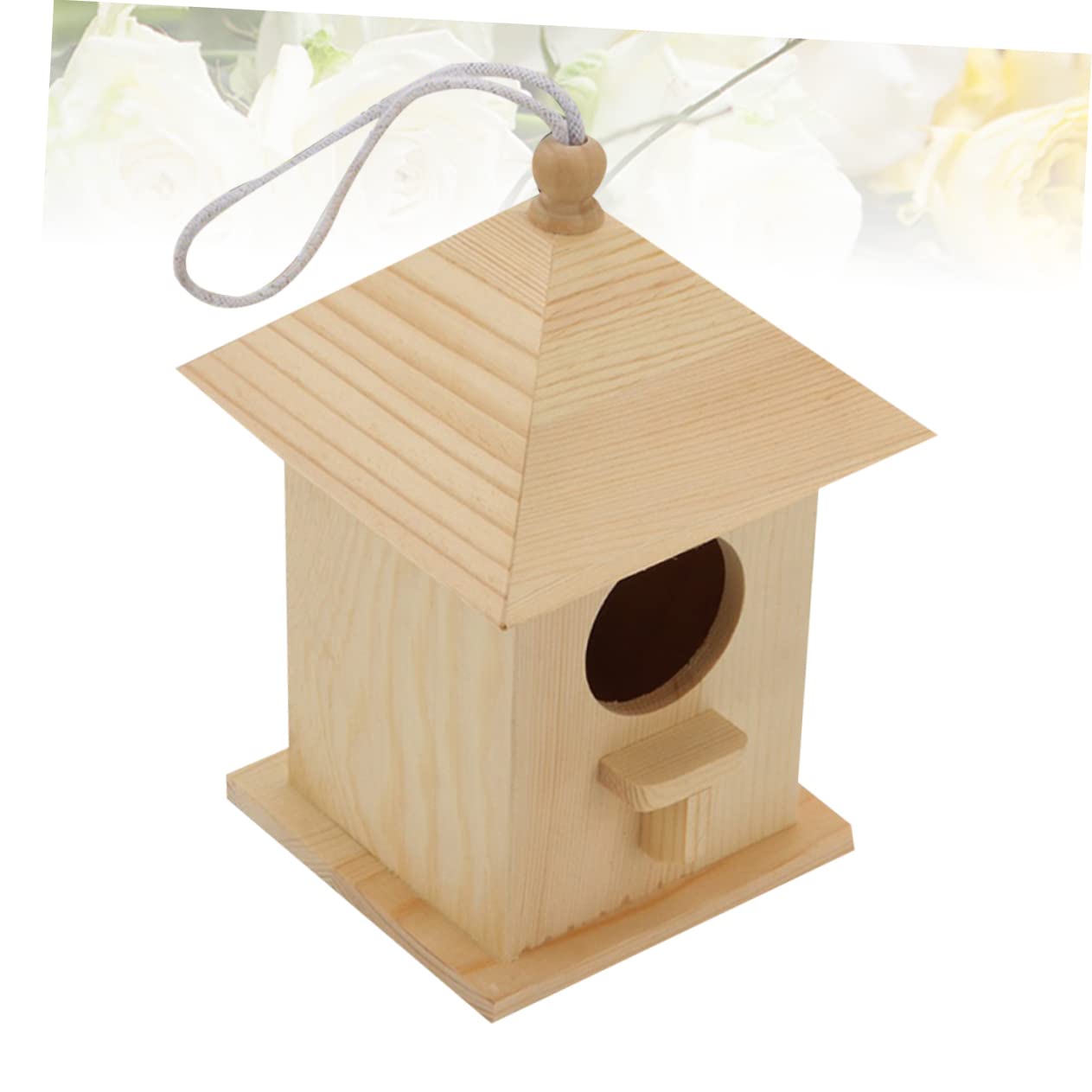 BESPORTBLE 3stücke Vogelhaus Für Kleine Vögel Bequemer Lebensraum Für Kanarienvögel Papageien Co Für Garten Und Außenbereich Natürliche Holzoptik Robust Und Einladend