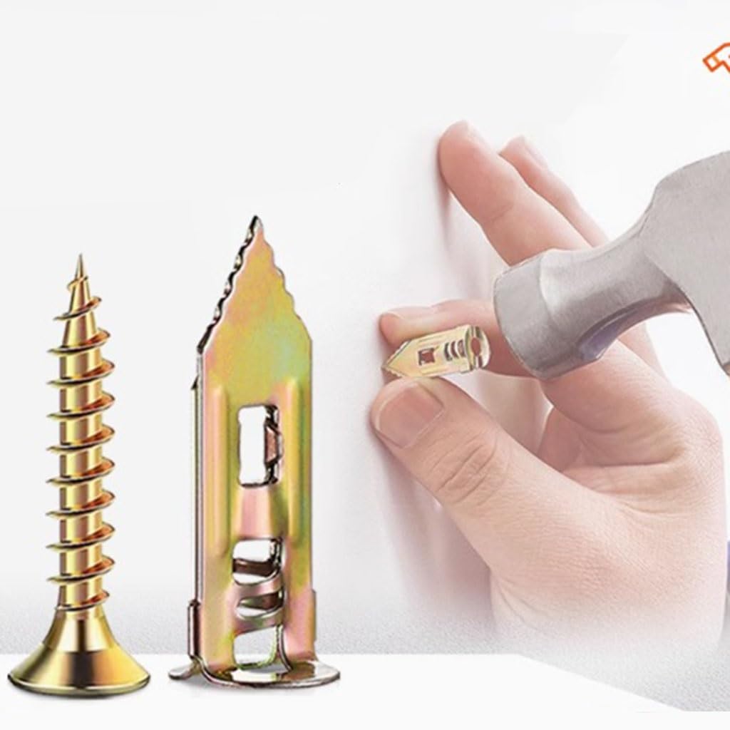 Ulepszone wkręty samowiercące do płyt kartonowo-gipsowych - Kotwy ścienne o dużej wytrzymałości ułatwiające montaż(50pcs)
