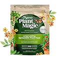 Organic Plant Magic - Truly Organic™ Slow Release Granular Fertilizer : Long-Lasting Plant Food Granules for All Indoor & Outdoor Flowers, Vegetable Gardens, Herbs, Fruit Trees, Shrubs, Lawns & House Plants [One 4 lb Bag]
