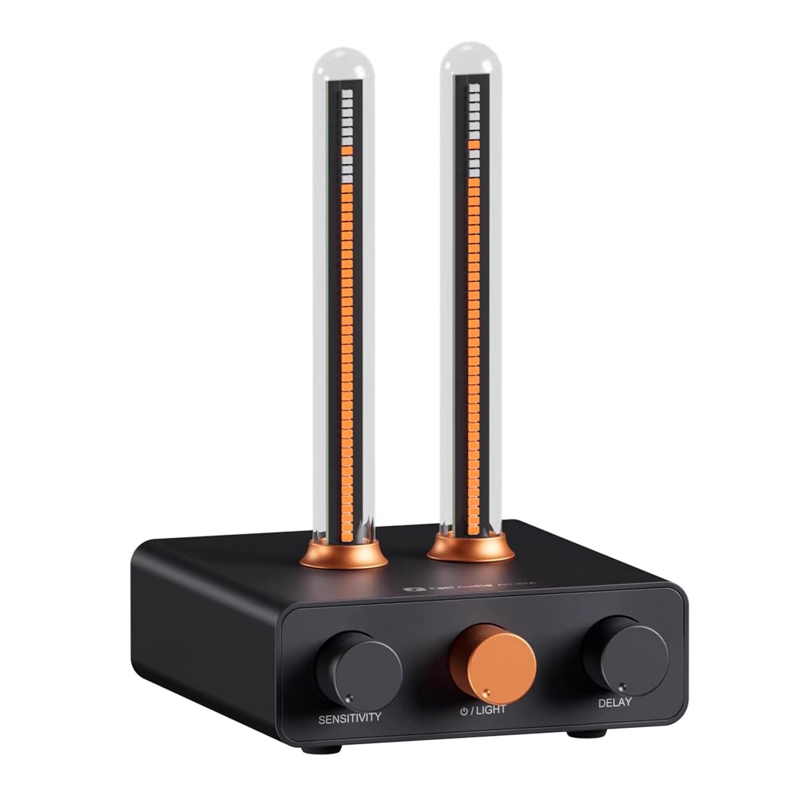 RGB Sound Pickup Spektrum Lampe mit MIC Sprachsteuerung, Vintage Tube Ambient Light, 4 Anzeigemodi, inklusive 2 Leuchtröhren für Studio und Gaming Zimmer