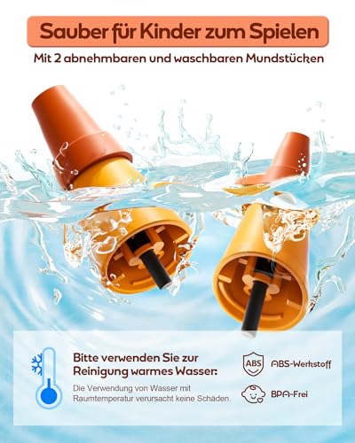 Tierrufer, realistische Tiergeräusche Spielzeug für Kinder Kleinkinder, Horn mit 2 Modi, 30 Effekte und 5-Level-Beleuchtung Display, Vorschule pädagogische für Jungen Mädchen ab 3 Jahren